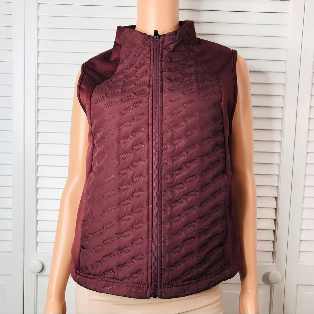 2/$25 XERSION Purple Polyester Vest Size Medium